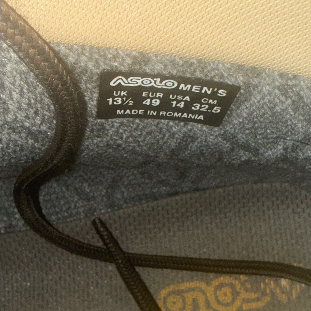 Asolo Men's TPS 520 GV Evo waterproof hiking boots in full-grain leather Size 14 - Picture 2 of 8